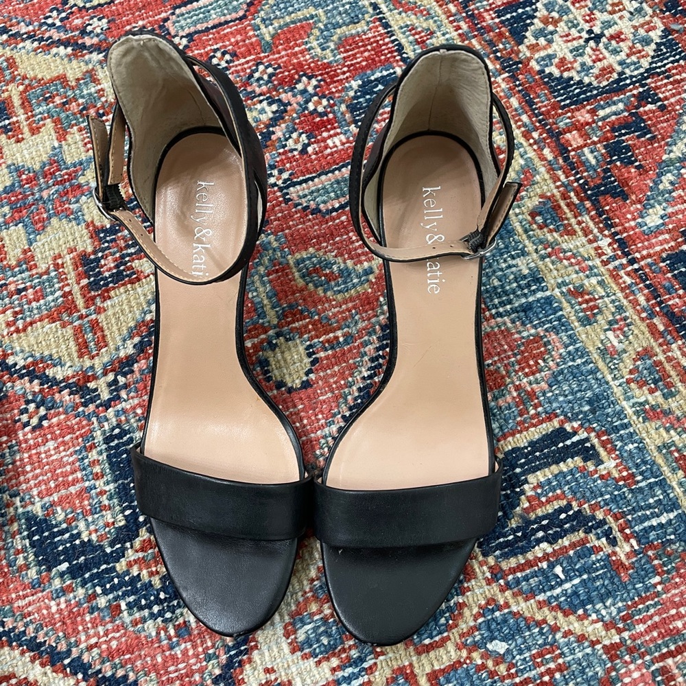 Kelly & Katie black heels